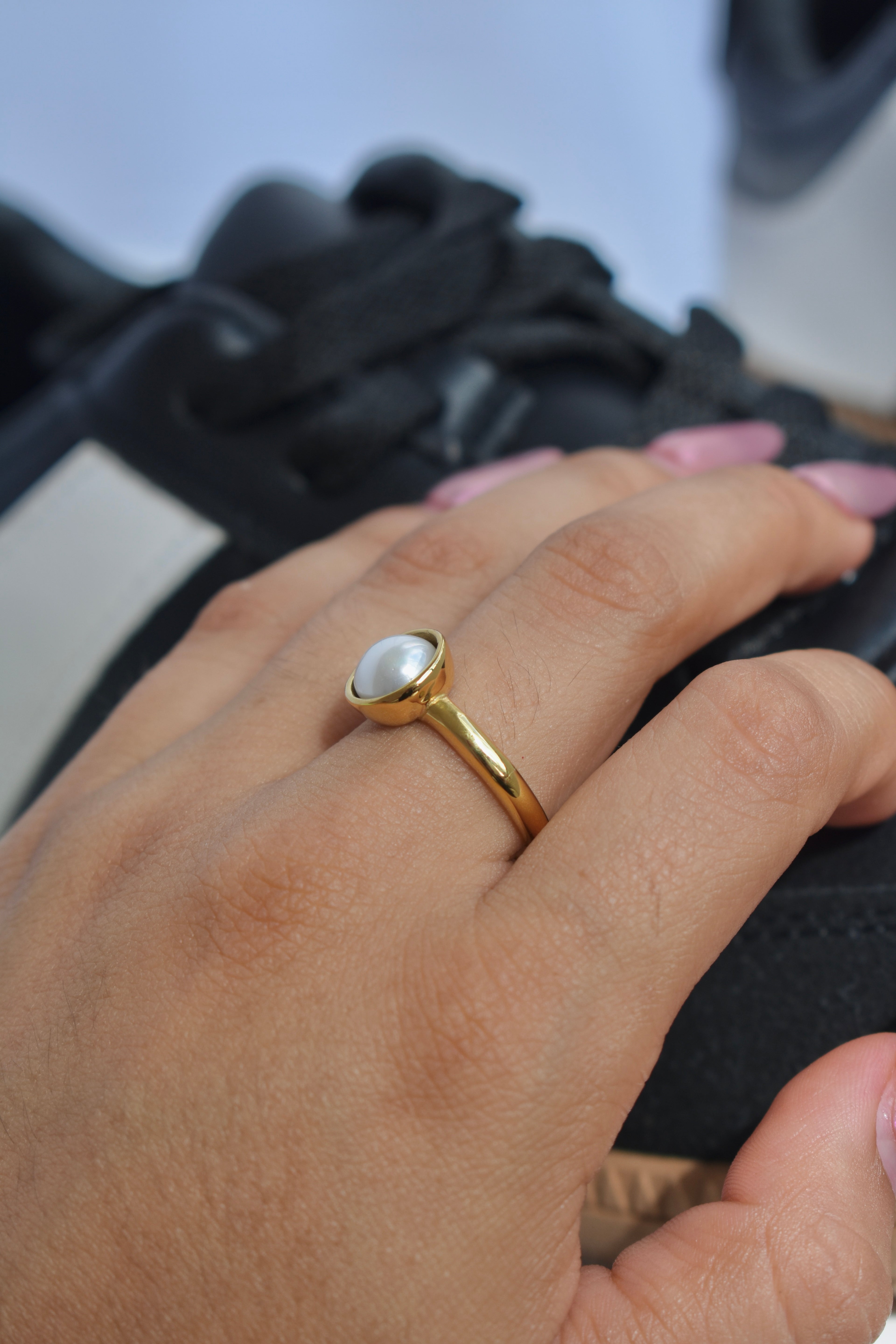 Anillo con Perla
