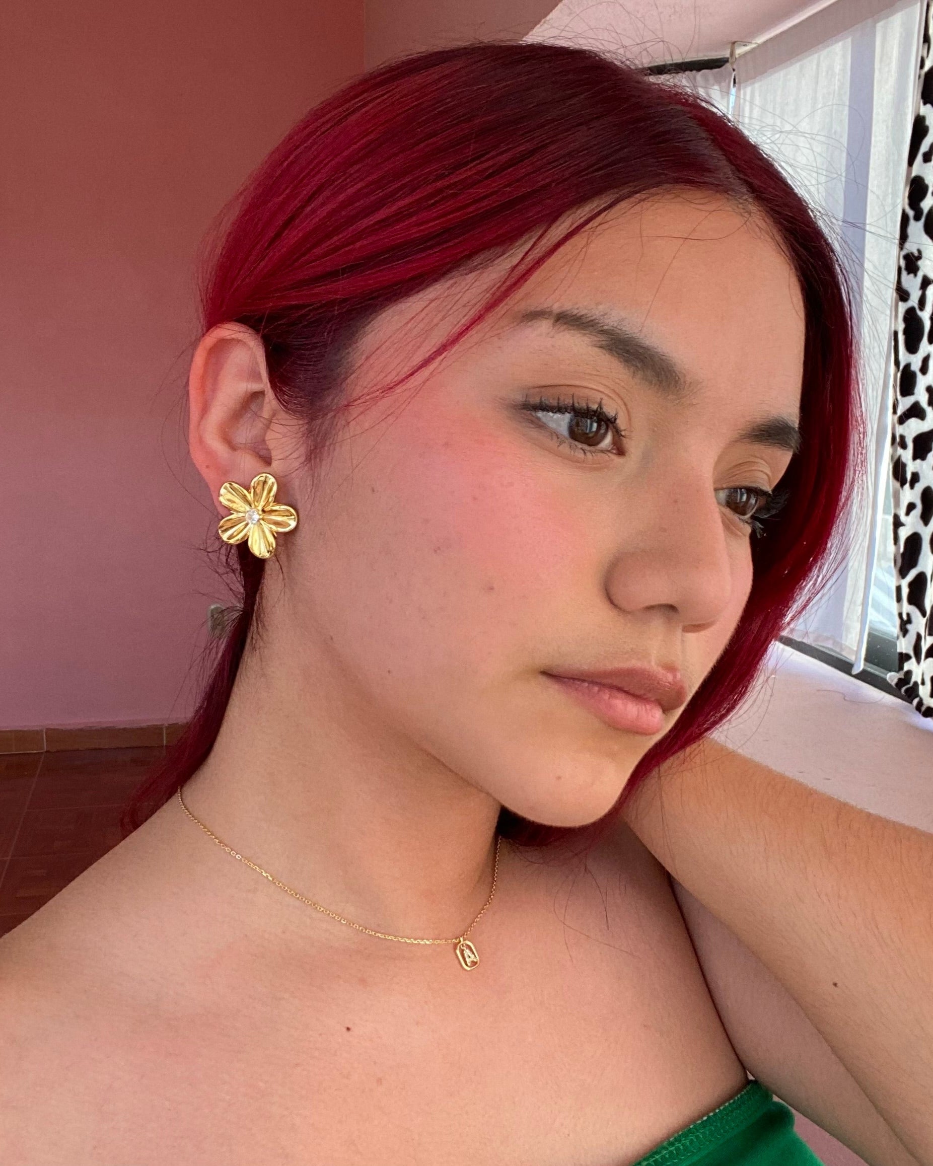 Aretes Flor
