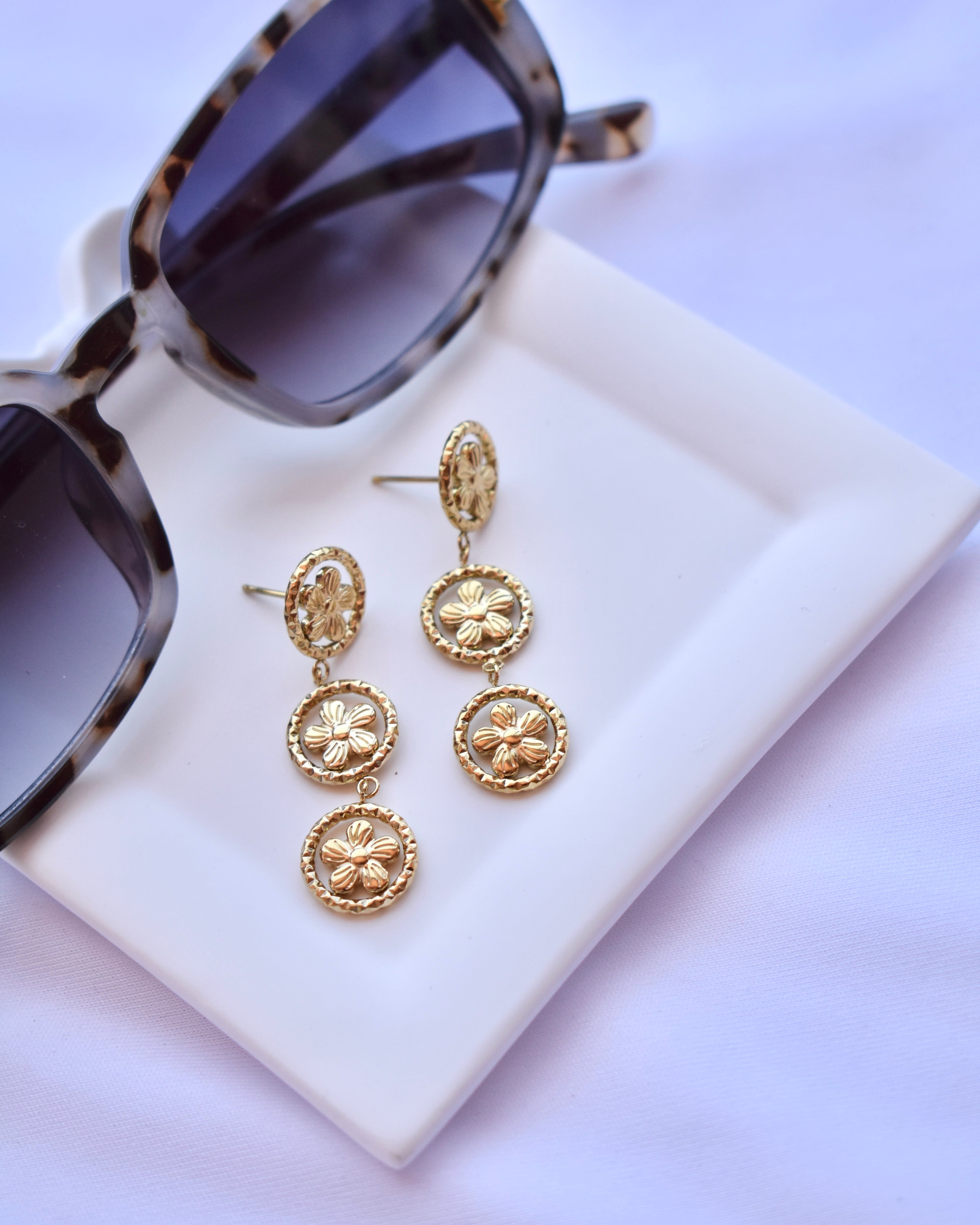 Aretes Flores