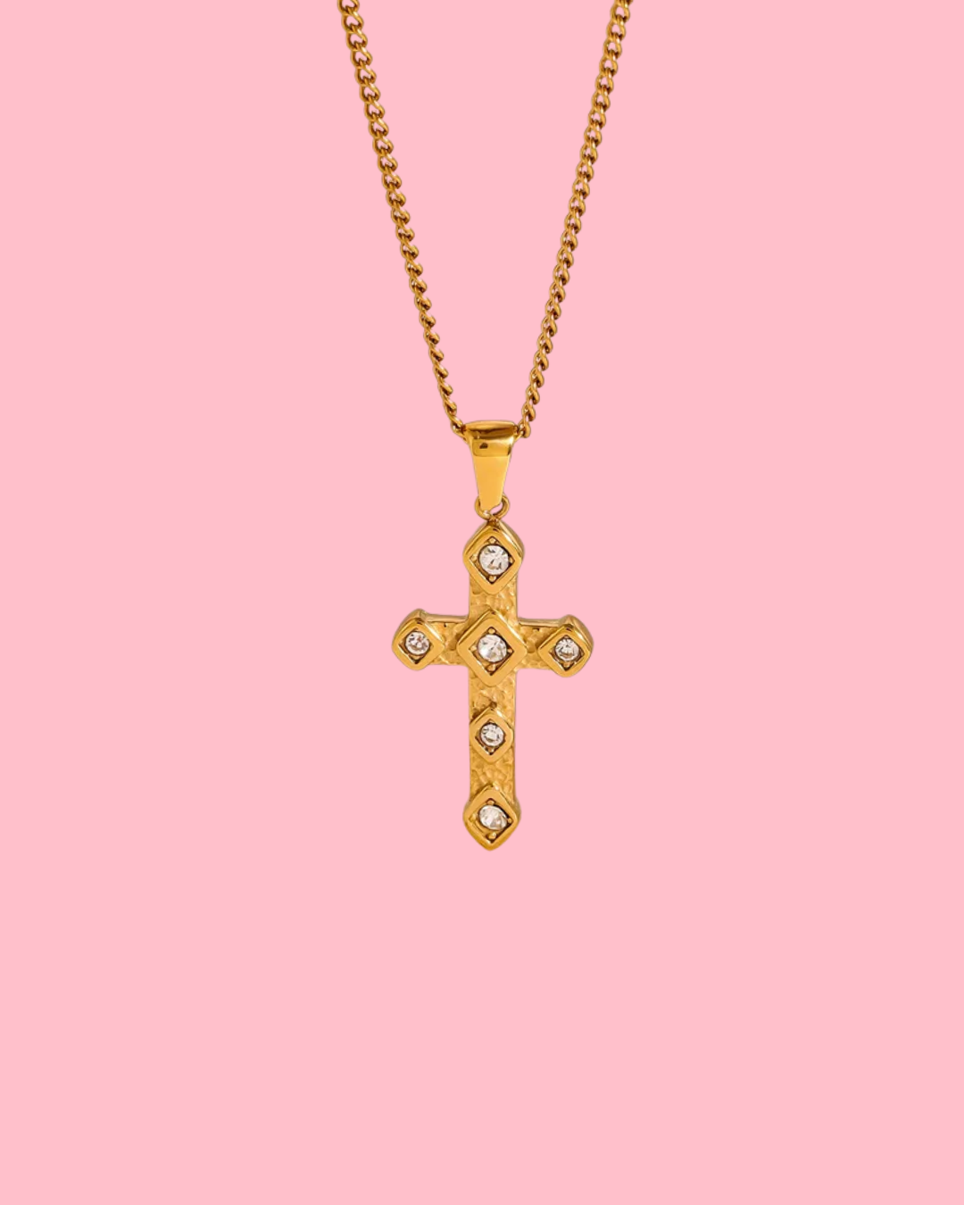 Collar Cruz Plata